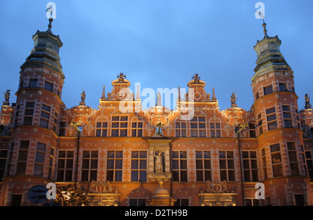 Danzig, Polen, Fassade der Akademie für bildende Künstler Stockfoto