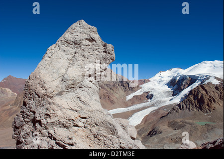 Aconcagua Provincial Park, die Anden Berge, Argentinien, Südamerika Stockfoto