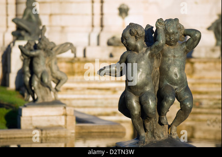 Monumento ein Los Dos Congresos, Palacio del Congreso, National Congress Building, Plaza del Congreso, Buenos Aires, Argentinien, So Stockfoto