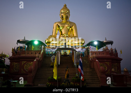 SOP Ruak, Thailand, den goldenen Buddha der Sop Ruak Stockfoto