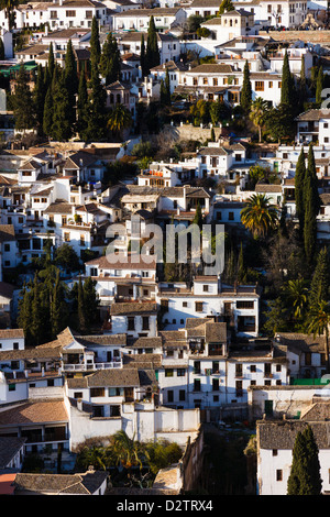 Albaicín Viertel. Granada, Spanien Stockfoto