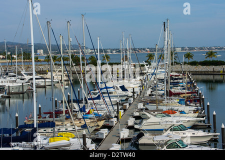 Marina, La Cruz de Huanacaxtle Nayarit Mexiko Stockfoto