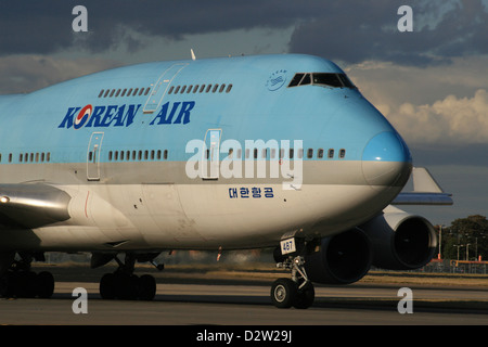 KOREAN AIRLINES BOEING 747 400 Stockfoto