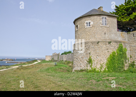 Port Louis Stadtbefestigung. Stockfoto
