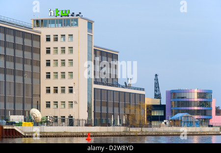 Berlin, Deutschland, Mensa und Verwaltung Gebäude an der HTW Berlin Stockfoto