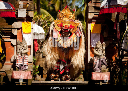 Barong, ist Zeichen der balinesischen Nationaltanz Classic. Stockfoto