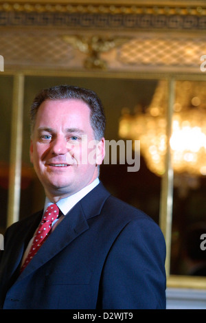 Jack McConnell, ehemaliger erster Minister von Schottland und Labour MSP in Bute Haus fotografiert während erster Minister. Stockfoto