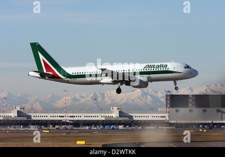 Alitalia, Airbus A320-216 Stockfoto