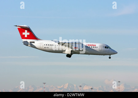 Swiss International Airlines, British Aerospace Avro 146-RJ100 Stockfoto