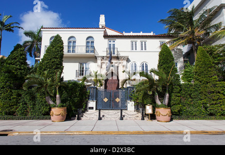 Die Villa von Barton G., South Beach, Miami Beach, USA Stockfoto