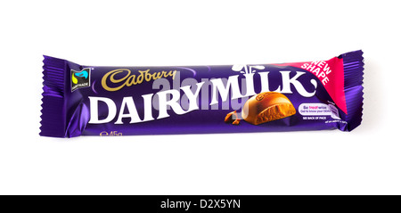 Cadbury Dairy Milk chocolate bar Stockfoto