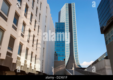 Wolkenkratzer, Gebäude, La Torre CMA CGM von Zaha Hadid, Marseille Stockfoto