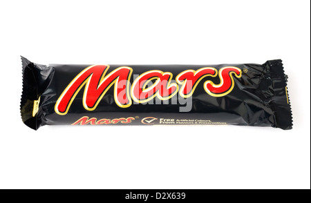 Mars-Riegel Schokolade bar Stockfoto