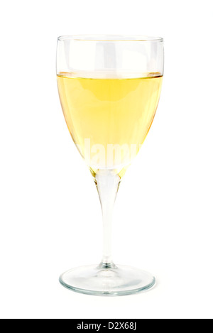 Glas trockenen Weißwein Stockfoto