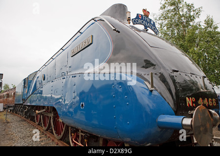 LNER Klasse A4 4468 Mallard am Railfest 2012 in das Eisenbahnmuseum in York Stockfoto