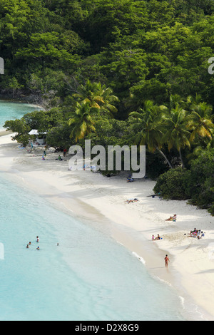 Trunk Bay, St. John, US Virgin Islands, Caribbean Stockfoto