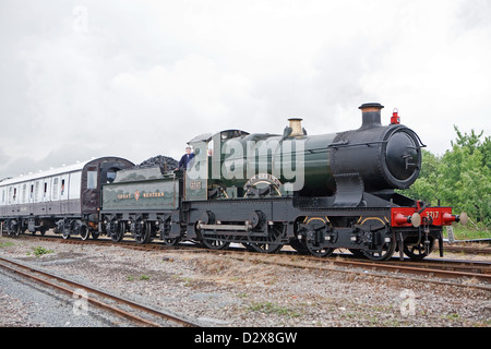 GWR 3700 Klasse 3440 Stadt Truro Dampfzug am Railfest 2012 in das Eisenbahnmuseum in York Stockfoto