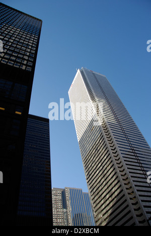 Ansicht der Wolkenkratzer Torontos Innenstadt Bankenviertel Stockfoto