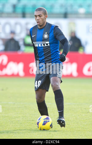 Juan Jesus (Inter), 3. Februar 2013 - Fußball / Fußball: italienische "Serie A" match zwischen Siena 3-1 Inter Mailand im Stadion Artemio Franchi in Siena, Italien. (Foto von Enrico Calderoni/AFLO SPORT) Stockfoto