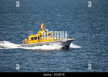 "Gouverneur Bligh" Pilot Service Boot auf Port Botany Sydney Australien Stockfoto