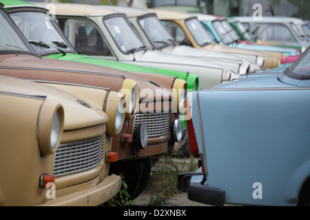 Berlin, Deutschland, Satelliten parkte auf einem Parkplatz in der Wilhelmstraße in Berlin-Mitte Stockfoto