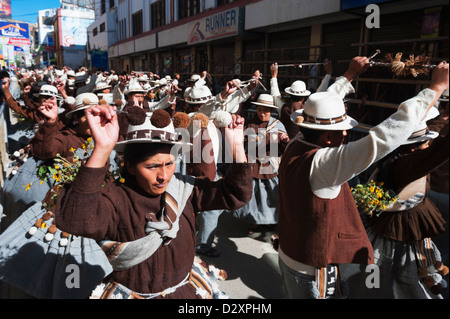 Anata Andina Harvest Festival, Karneval, Oruro, Bolivien, Südamerika Stockfoto