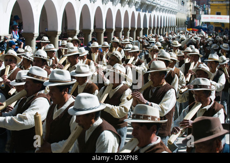Anata Andina Harvest Festival, Karneval, Oruro, Bolivien, Südamerika Stockfoto