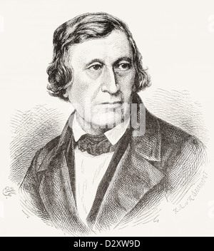 Wilhelm Carl Grimm, 1786 – 1859. Deutscher Autor, der jüngere der Brüder Grimm. Stockfoto