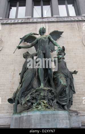 Engel-Statue in Brüssel Belgien Stockfoto