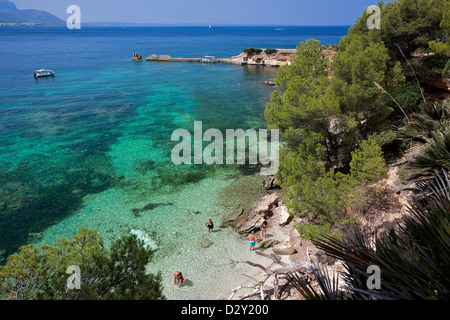 Es Caló Strand. Arta. Mallorca. Spanien Stockfoto