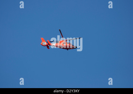 Coast Guard Helikopter Ausbildung in der Nähe des St. Johns River in North Florida. Stockfoto