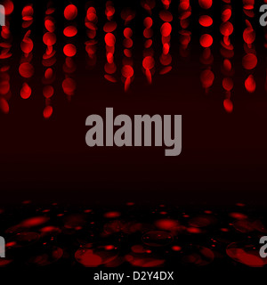 Abstrakt rot Weihnachten Hintergrund unscharf gestellt Stockfoto