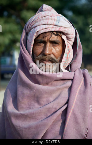 Kamel-Treiber, Samode, Rajasthan, Indien Stockfoto