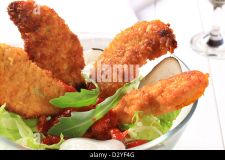 Huhn Angebote Stockfoto