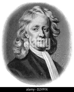 Sir Isaac Newton Stockfoto