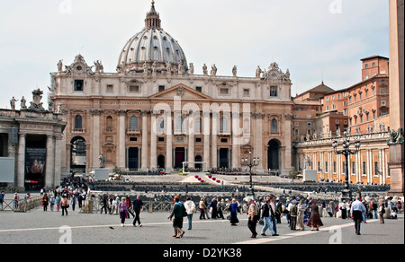 Der Petersdom im Vatikan, Rom, Italien Stockfoto