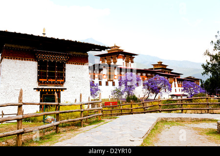 Punakha dzong Stockfoto