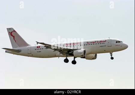 Tunisair, Airbus A320 Stockfoto