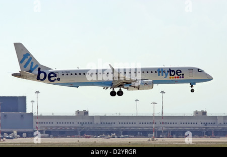 Flybe, Embraer ERJ-195LR Stockfoto