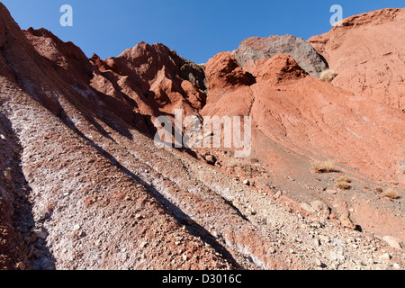 Die Telouet Salz Minen auf dem alten Kamel-Karawane-Trail von Ouarzazate nach Marrakesch, Marokko, Nordafrika Stockfoto