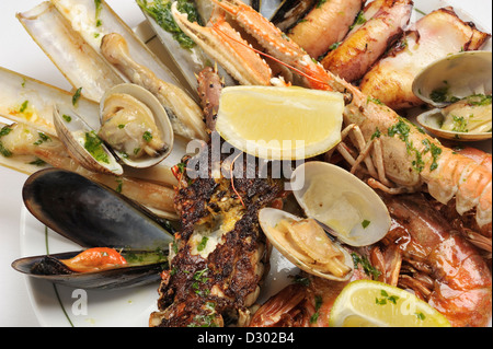 gebratenen Fisch Stockfoto