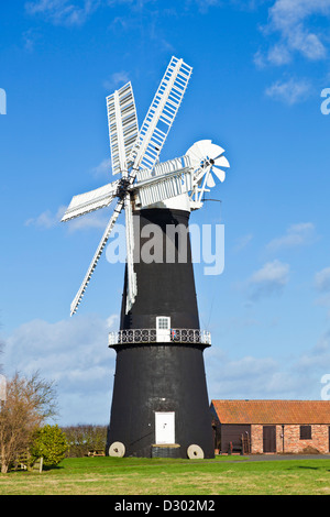 Windmühle Sibsey Trader Dorf Sibsey East Lindsay Lincolnshire England GB Europa Stockfoto