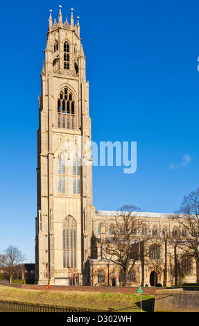 Die Boston Stump oder St Botolph Kirche Wormgate Boston Lincolnshire England GB UK EU Europa Stockfoto