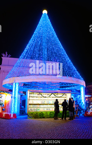 Weihnachten-Messestand, Potsdam, Deutschland Dezember 2012 Stockfoto