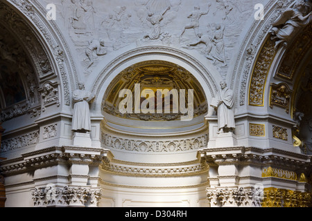 Berliner Dom (Berliner Dom). Innenraum. Stockfoto