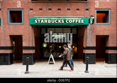 Starbucks Coffee-Shop in London, UK Stockfoto