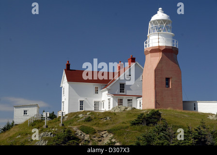 Lange Point Lighthouse, Twillingate, Neufundland Stockfoto