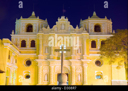 La Merced Kirche, Antigua, Guatemala, Mittelamerika Stockfoto