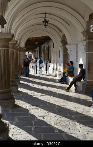 Municipalidad, Antigua, Guatemala, Mittelamerika Stockfoto
