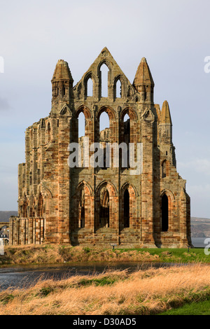 Whitby Abtei, North Yorkshire. Stockfoto